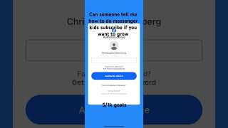 Tech me how to set up messenger kids
