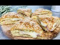 Ohne Hefe - 5 Minuten Focaccia mit Schinken und Käse,  Rezept # 93 Focaccia Rezept