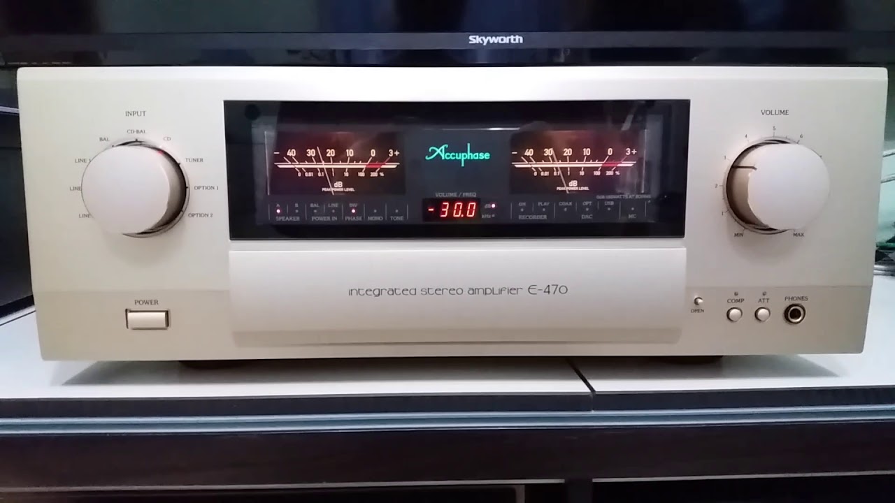 Accuphase E 470 Youtube