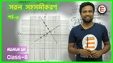 Class 8 Math Chapter 6.2 (Part-3) Bangla Tutorial | দুই চলকবিশিষ্ট সরল সহসমীকরণ।