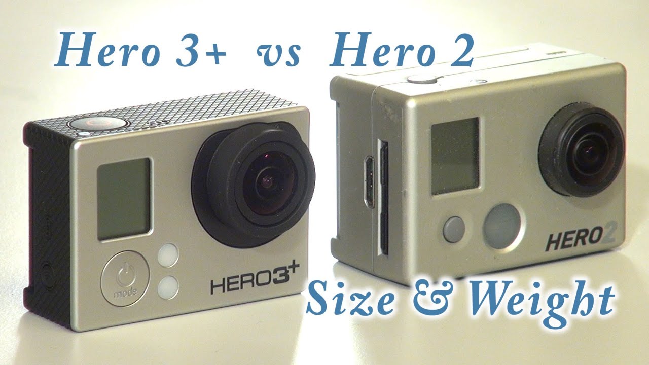 gopro hero 3 black vs hero 2 size and weight youtube gopro size