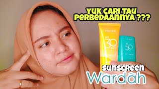 REVIEW PERBEDAAN SUNCREEN WARDAH SPF 30 dan SPF 50 (sunscreen stik )