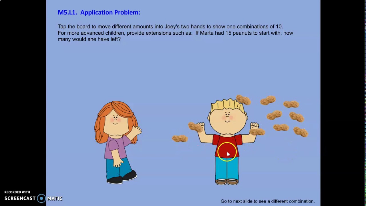 Math Module 5 Lesson 1 Application problem and problem set - YouTube