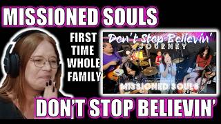 Download Lagu Ginger T Reacts to Missioned Souls FAMILY Cover of Don’t Stop Believin’ – WOW!! MP3