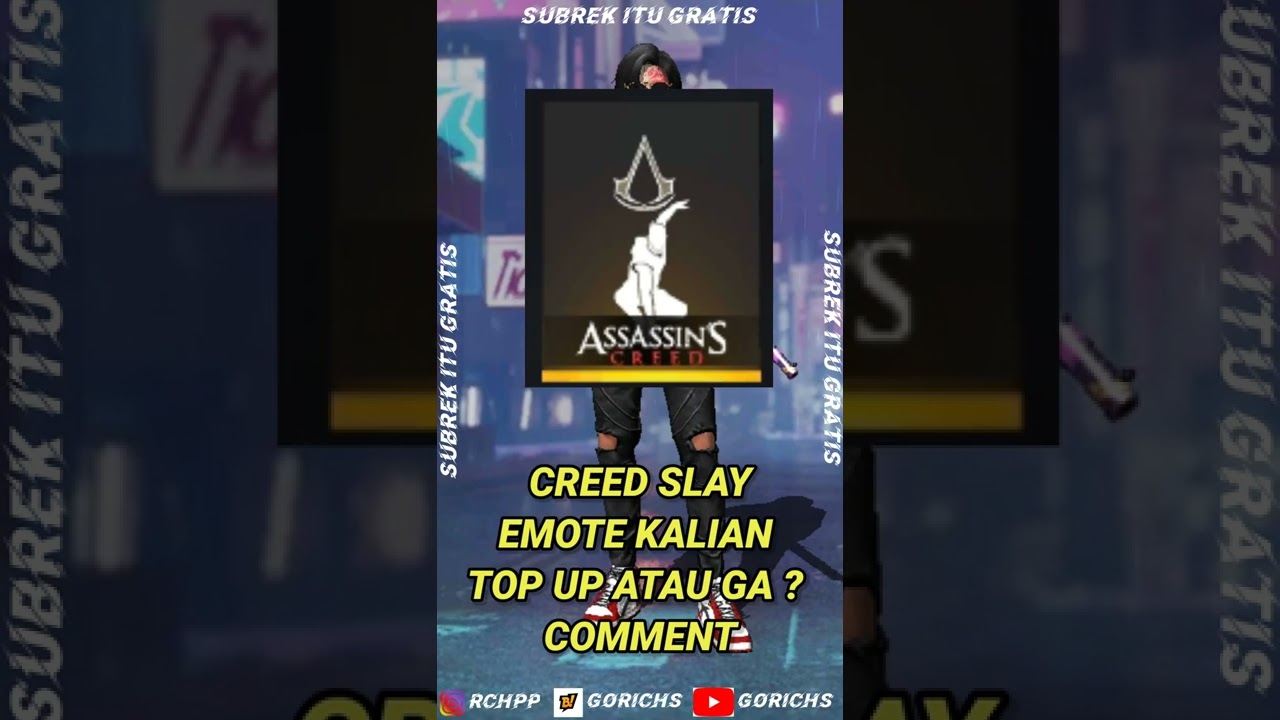 CREED SLAY EMOTE KALIAN TOP UP ATAU GA ? COMMENT