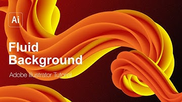 Fluid Abstract Background - Adobe Illustrator Tutorial