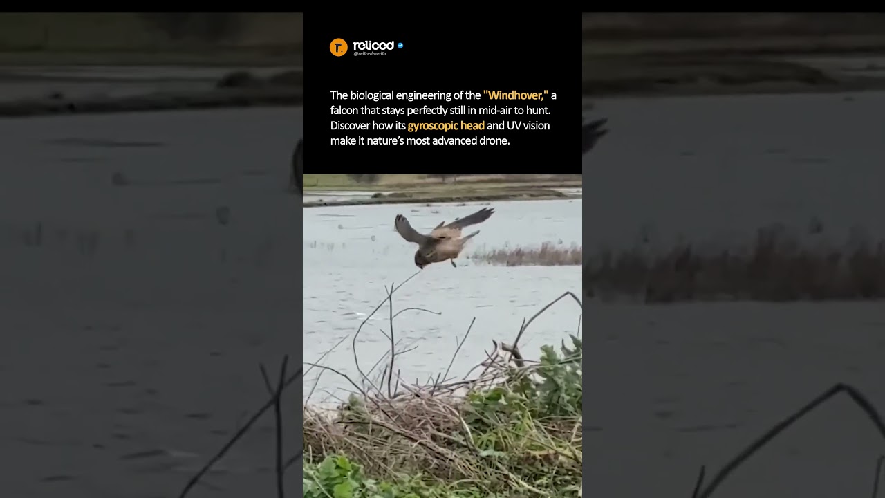 Nature’s Glitch? 🦅 The Kestrel’s Perfect Hovering!