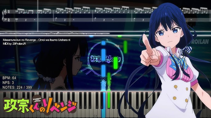 Playable MIDI / Synthesia Visual』 Fuufu Ijou, Koibito Miman. - Episode 4  Akari Watanabe Theme OST 