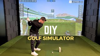 How I Built a Luxury Home Golf Simulator Studio (StepbyStep)