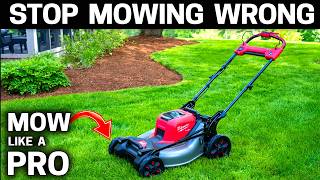 How to Mow a Lawn CORRECTLY