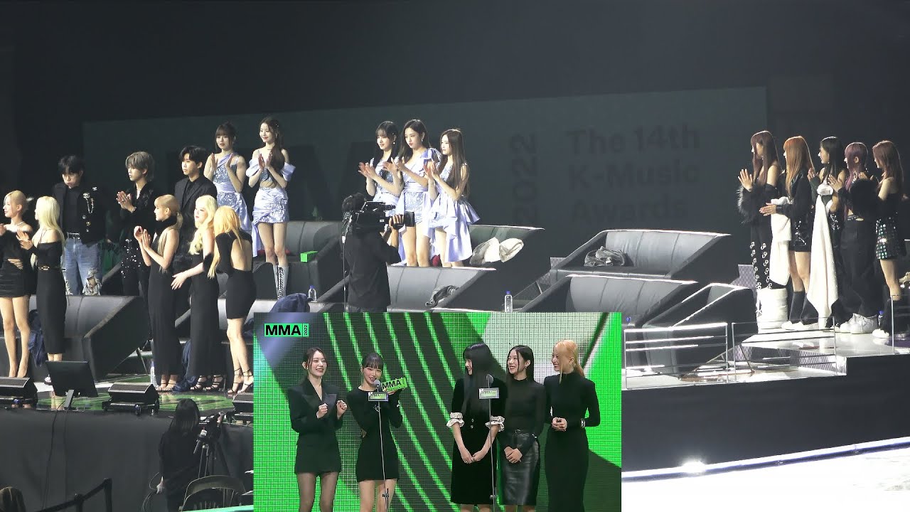 LE SSERAFIM Best Performance Adward Reaction l (G)-IDLE, IVE, NEWJEANS At MMA 2022