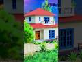 Red Blue and White Miniature House 🏠#tranding #viral #video