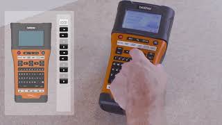 How to create a 3 phase Distribution Board Label Using the Patch Panel Function on PT-E550WVP
