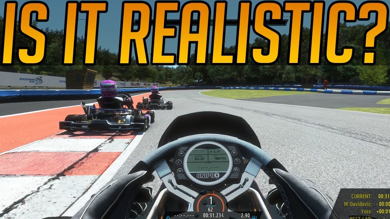 rFactor 2 Kart Sim: How Realistic Is It? - YouTube