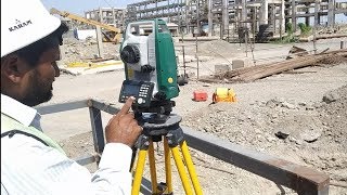 Total station Basic | Column marking with TS | Resection