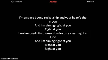 Eminem- Spacebound lyrics