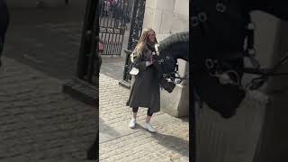 Head Massage # #london #horse #horseguardsparade #londonattractions #tourist #londonsightseeing