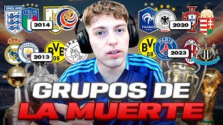 LOS MEJORES GRUPOS DE LA MUERTE (MUNDIAL, CHAMPIONS LEAGUE, LIBERTADORES, EUROCOPA)