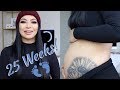 25 Week Update. Baby Bump, Stretchmarks + Back Pain!!