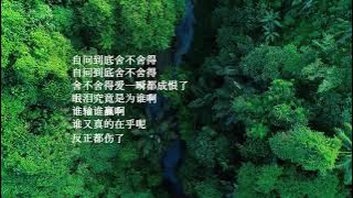 舍得  - 张碧晨/王赫野  (歌詞)