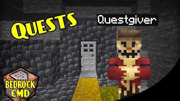 Make QUESTS Using Tags | Minecraft Bedrock Command Block Tutorial | MCPE XBOX PS