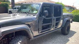 Quadratec Tube Doors  Real Review for Jeep Wrangler JL JLU and Jeep Gladiator JT