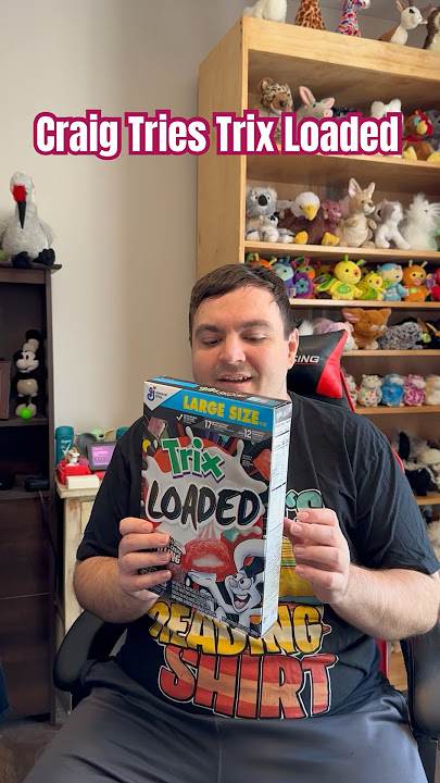 Craig Tries Trix Loaded Cereal #autistic #trix #cereal #tastetest