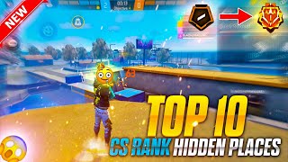 TOP 10 HIDDEN PLACES FOR CS RANK 😍 | cs rank tips and tricks | without friends & gloowall
