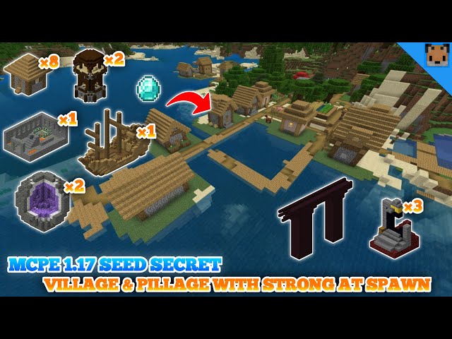 MINECRAFT PE VILLAGE E PILLAGE 