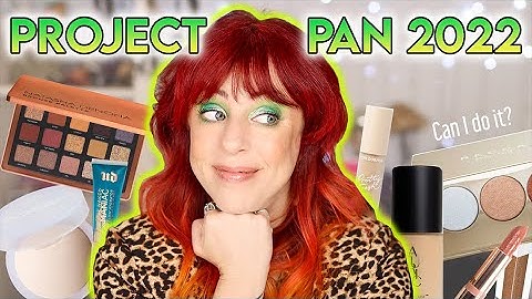 MY FIRST PROJECT PAN 🥰 What I want to use up in 2022 | GlitterFallout
