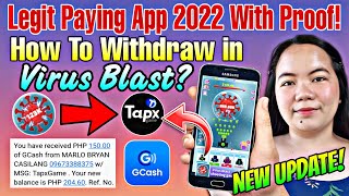 How To Withdraw Your Coins In Virus Blast | Legit Gcash Paying App 2022 With Payment Proof | screenshot 5