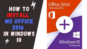 How to Install MS Office 2016 In Windows 10 ISO Image