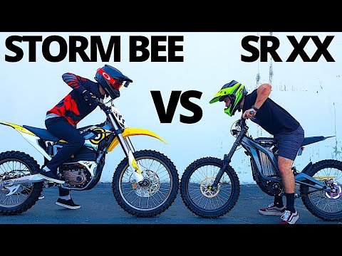 Sur Ron Storm Bee vs SR XX // Full Size Electric Dirt Bike