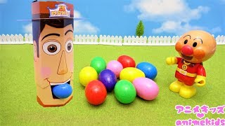 アンパンマン アニメ おもちゃ ウッディの口からたまごが出てきたよ❤ アンパンマン たまご animekids アニメキッズ Anpanman Toy Surprise Egg