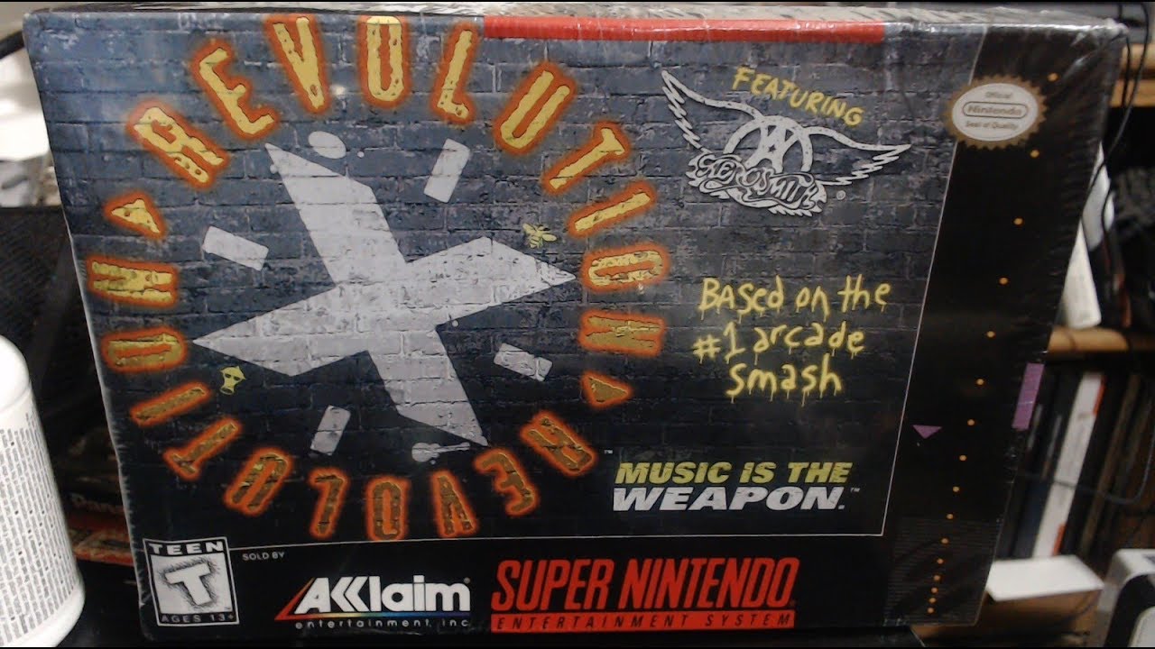 REVOLUTION X for SNES, Factory Sealed Unboxing. - YouTube