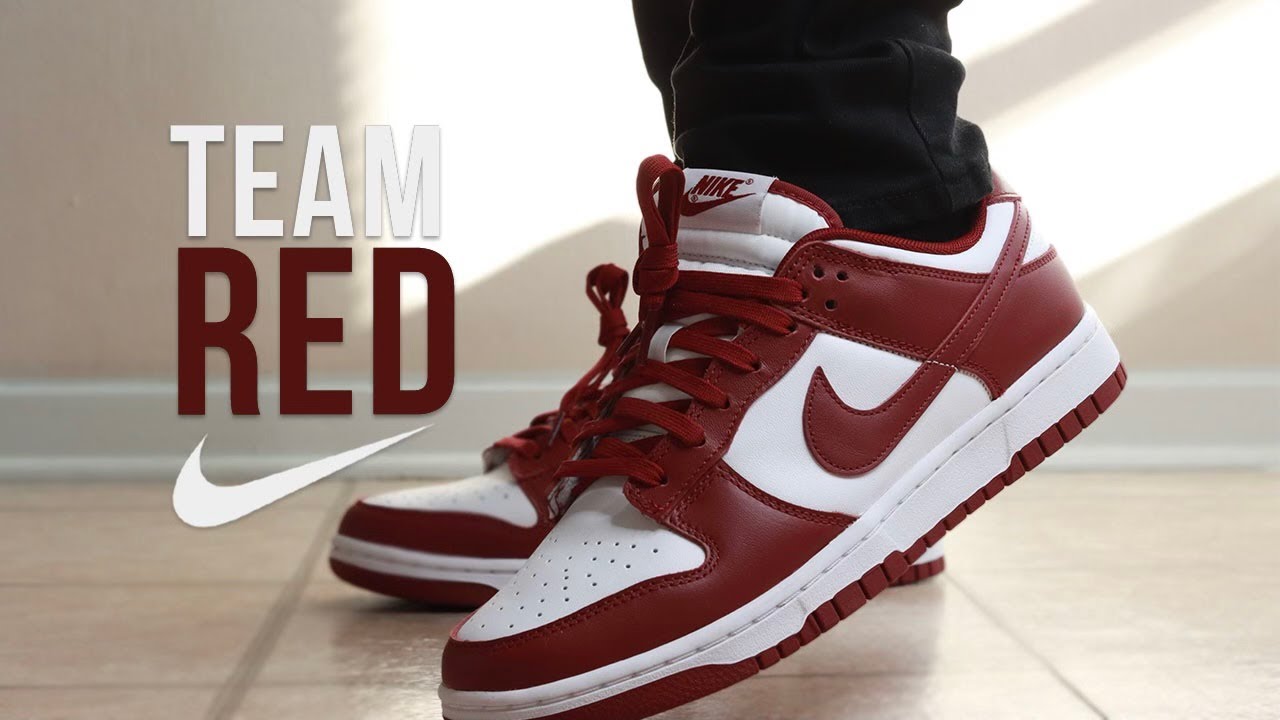 Nike Dunk Low "Team Red" & On Feet -