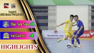 Full Highlights I Thái Sơn Nam 4 - 4 Sài Gòn FC I Siêu kinh điển I Giải Futsal HDBank VĐQG 2022