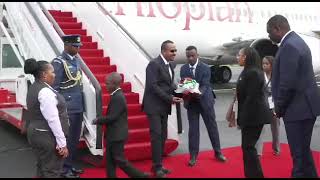 Arrival of His Excellency Dr. Abiy Ahmed Ali, Prime Minister of Ethiopia, at JKIA, Nairobi