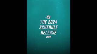The Miami Dolphins Kept It Simple For Their 2024 Nfl Schedule Release Via Ig