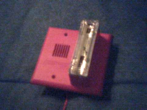 Gentex GX 90 horn strobe test - YouTube