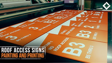 Painting and Printing: Hotel Directional Sign making process at Front Signs
