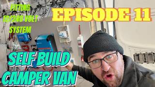 EPISODE 11: SELF BUILD CAMPER VAN: SAFE 240V INSTALL AND POWER CHECK