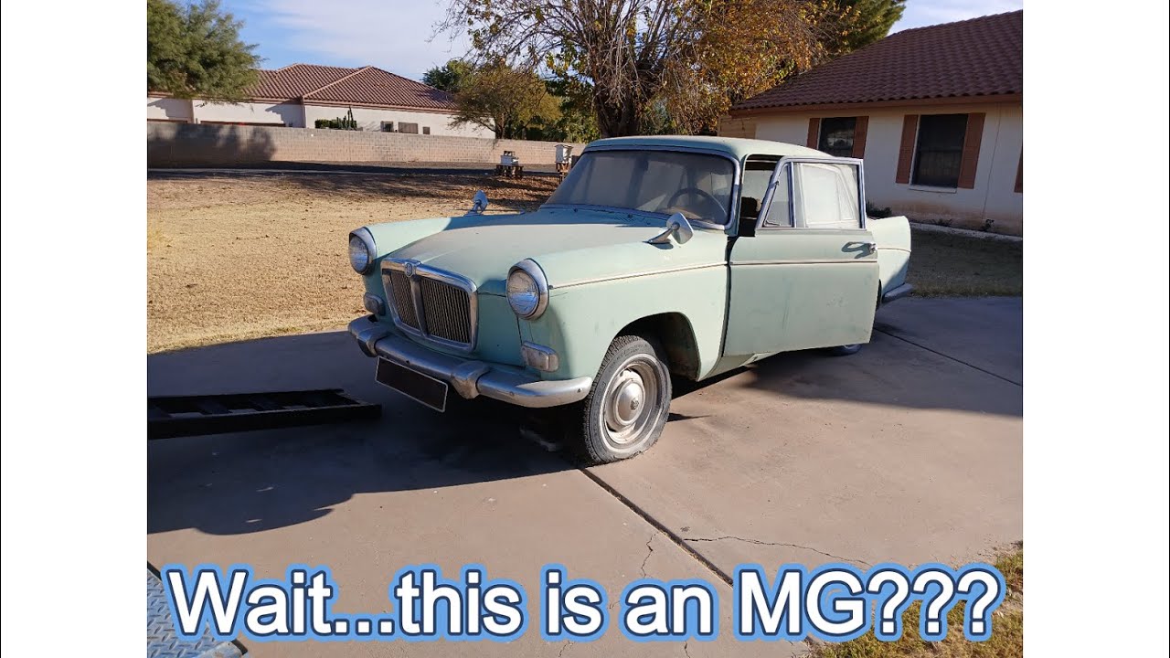 An uncommon 1961 MG Farina Magnette that has sat for over 20 years..... will it run?