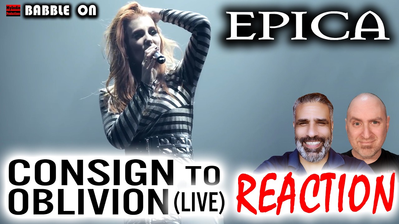 EPICA - CONSIGN TO OBLIVION (Live) Reaction by Indie Filmmakers 
