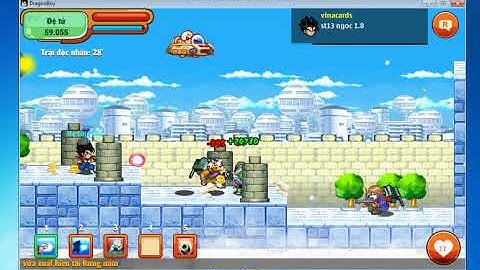 Ngọc rồng online - cầm sc1 đi doanh trại TN cực phê