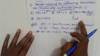 CSIR NET DEC-2016 Q.62 MATHS SOLUTION |  Real Analysis -Uniform Continuous Function