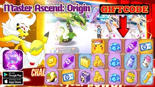 Master Ascend: Origin Free 6 Giftcodes - Pokemon RPG Android | How to Redeem Code Pokemon Games