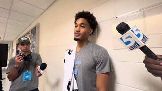 Seth Trimble Post Blue-White Scrimmage Interview | UNC Basketball