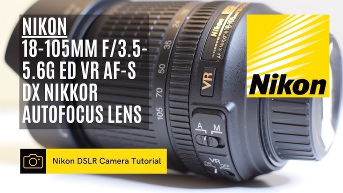 Nikon 18 105mm F 3 5 5 6g Ed Vr Af S Dx Nikkor Autofocus Lens Unboxing Goodness Youtube