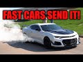 FAST CARS SEND IT LEAVING CAR SHOW IN H-TOWN!!!